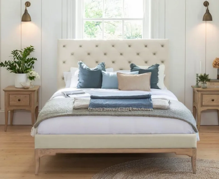 Willis & Gambier Toulon Cream Bed Frame